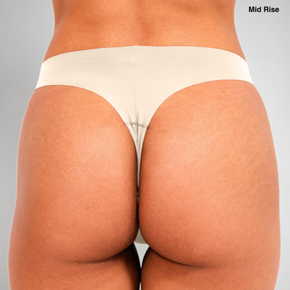 Invisible Camel Toe Thong Mid Rise